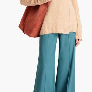 ACNE STUDIOS Asymmetric brushed knitted wool sweater size Small - EUC